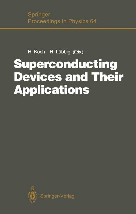 Produktbild: Superconducting Devices and Their Applications