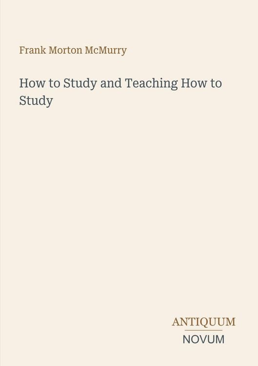 Produktbild: How to Study and Teaching How to Study
