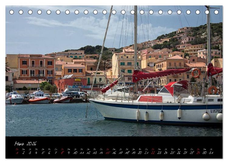 Produktbild: Der Norden Sardiniens (Tischkalender 2026 DIN A5 quer), CALVENDO Monatskalender