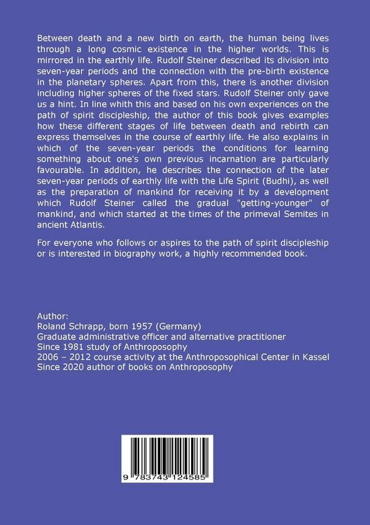 Produktbild: The Mirroring of Life before Birth in the Seven-Year Periods of Human Life on Earth