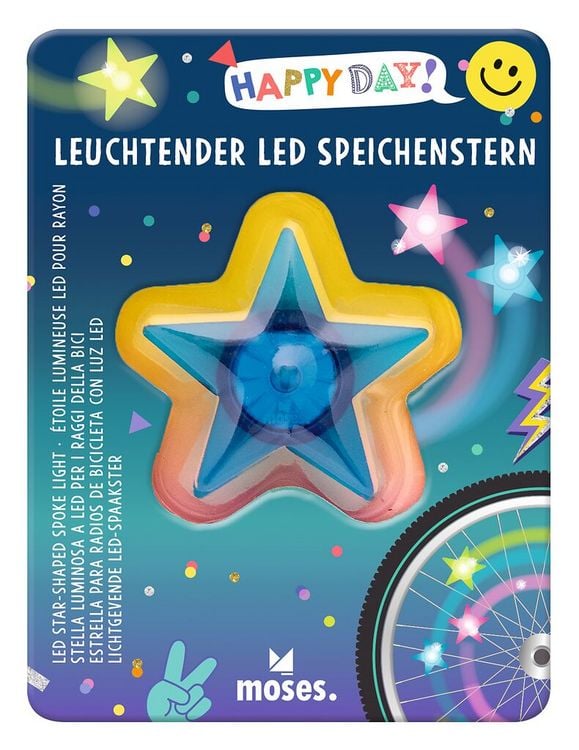 Produktbild: Happy Day Leuchtende Speichensterne LED