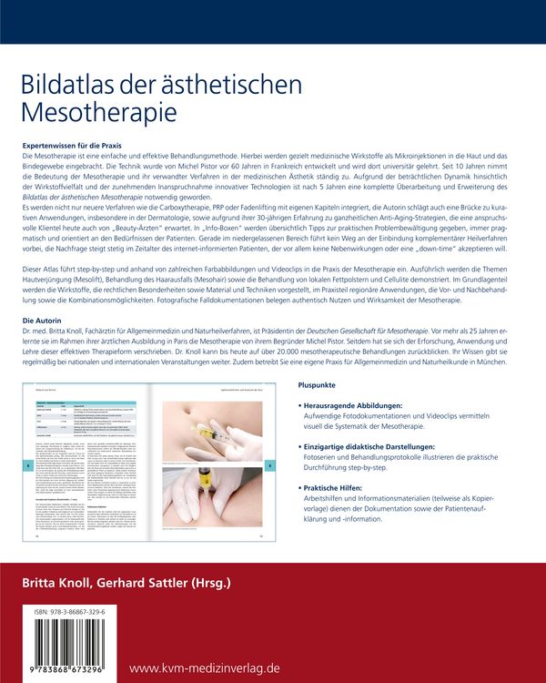Produktbild: Bildatlas der &auml;sthetischen Mesotherapie