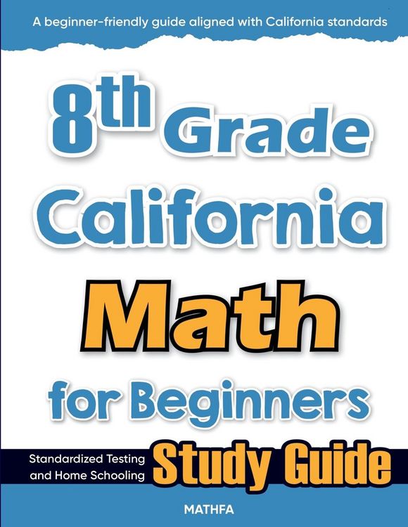 Produktbild: 8th Grade California Math for Beginners