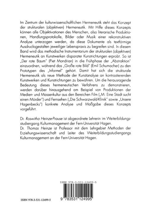 Produktbild: Kulturwissenschaftliche Hermeneutik