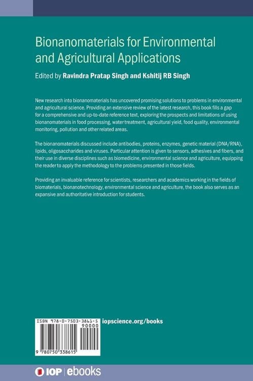 Produktbild: Bionanomaterials for Environmental and Agricultural Applications