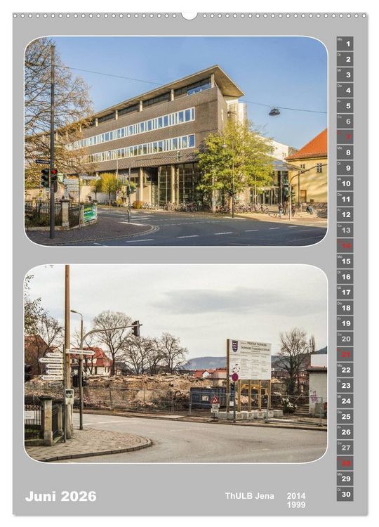 Produktbild: Jena im Wandel (Wandkalender 2026 DIN A2 hoch), CALVENDO Monatskalender
