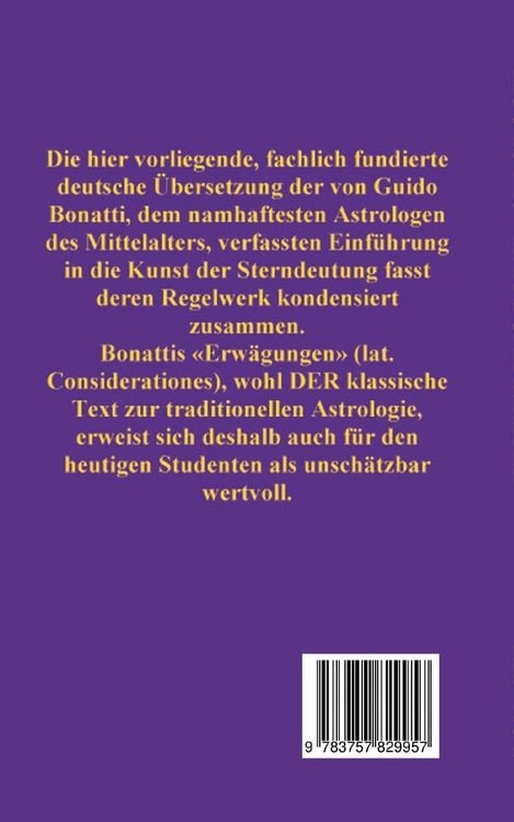 Produktbild: Das Buch der Sterndeuterei (Liber Astrologiae)