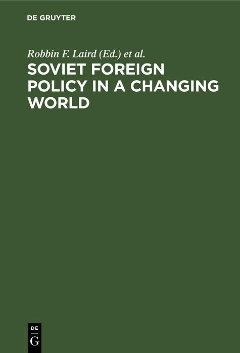 Produktbild: Soviet Foreign Policy in a Changing World