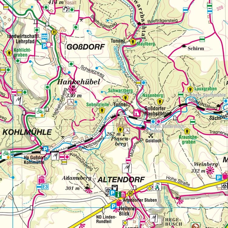 Produktbild: Sebnitz und Umgebung 1 : 33 000