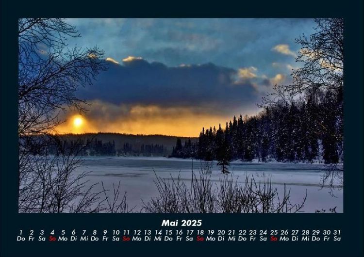 Produktbild: Landschaftskalender 2025 Fotokalender DIN A4