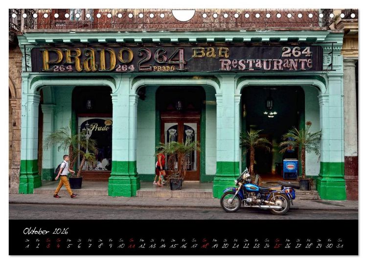 Produktbild: La Habana / Havanna (Wandkalender 2026 DIN A4 quer), CALVENDO Monatskalender
