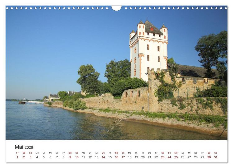 Produktbild: Rheingau - Land des Weines und der Bauwerks (Wandkalender 2026 DIN A3 quer), CALVENDO Monatskalender