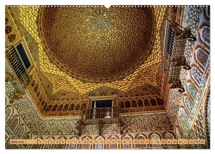 Produktbild: Sevilla - Unterwegs in Spanien (hochwertiger Premium Wandkalender 2026 DIN A2 quer), Kunstdruck in Hochglanz