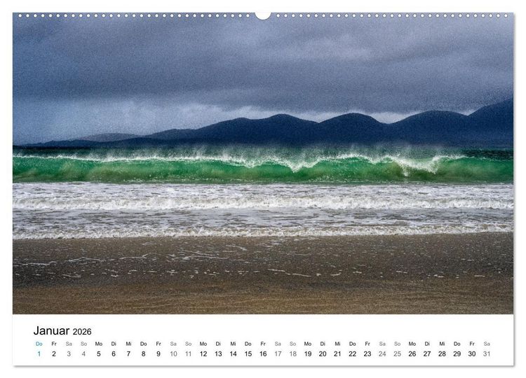Produktbild: Luskentyre - Isle of Harris, Outer Hebrides (Wandkalender 2026 DIN A2 quer), CALVENDO Monatskalender