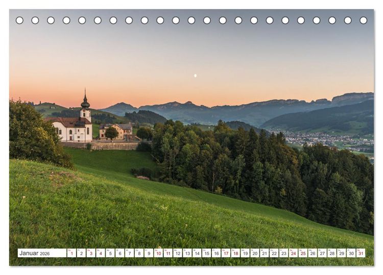 Produktbild: Appenzellerland (Tischkalender 2026 DIN A5 quer), CALVENDO Monatskalender