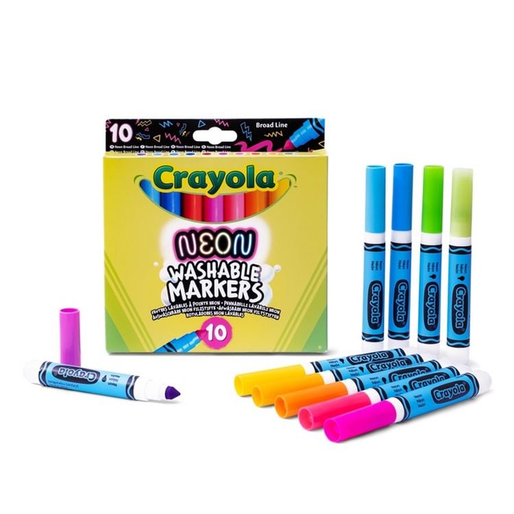 Produktbild: CRAYOLA - 10 Filzstifte Neon