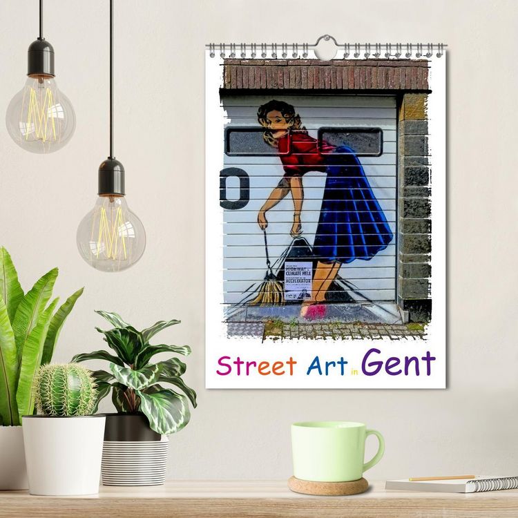 Produktbild: Street Art in Gent (Wandkalender 2026 DIN A4 hoch), CALVENDO Monatskalender