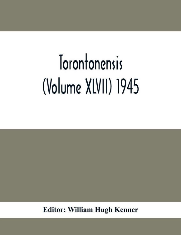 Produktbild: Torontonensis (Volume XIVII) 1945