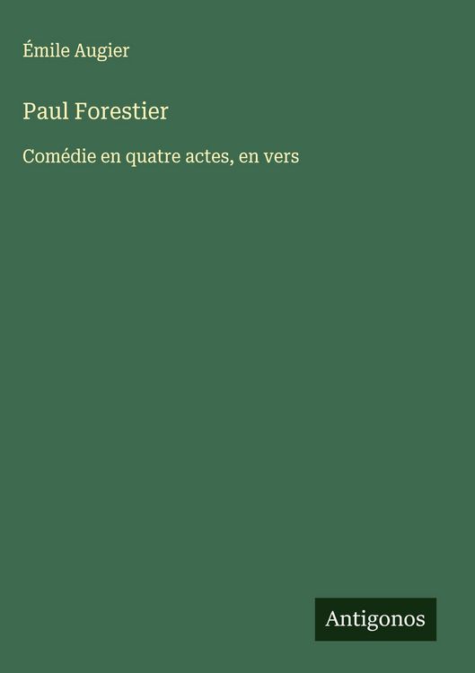 Produktbild: Paul Forestier
