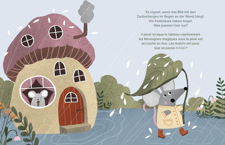 Produktbild: Der Igel, der das Wetter malte - Le h&eacute;risson qui peignait le temps