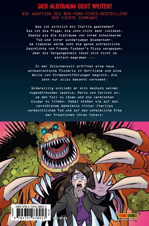 Produktbild: Five Nights at Freddy's: Der vierte Schrank - Die Graphic Novel