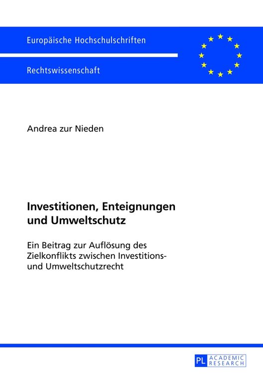Produktbild: Investitionen, Enteignungen und Umweltschutz