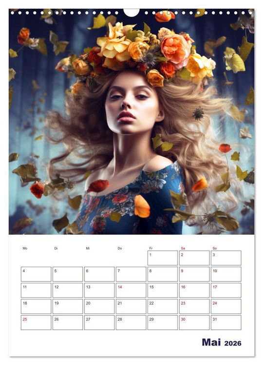 Produktbild: Die lebhafte Jahreszeiten! (Wandkalender 2026 DIN A3 hoch), CALVENDO Monatskalender