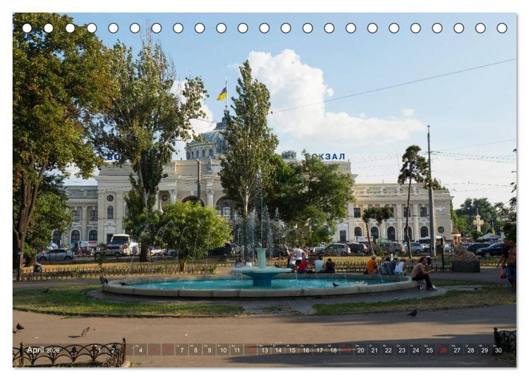 Produktbild: Odessa- Die sch&ouml;ne Stadt am Schwarzen Meer (Tischkalender 2026 DIN A5 quer), CALVENDO Monatskalender