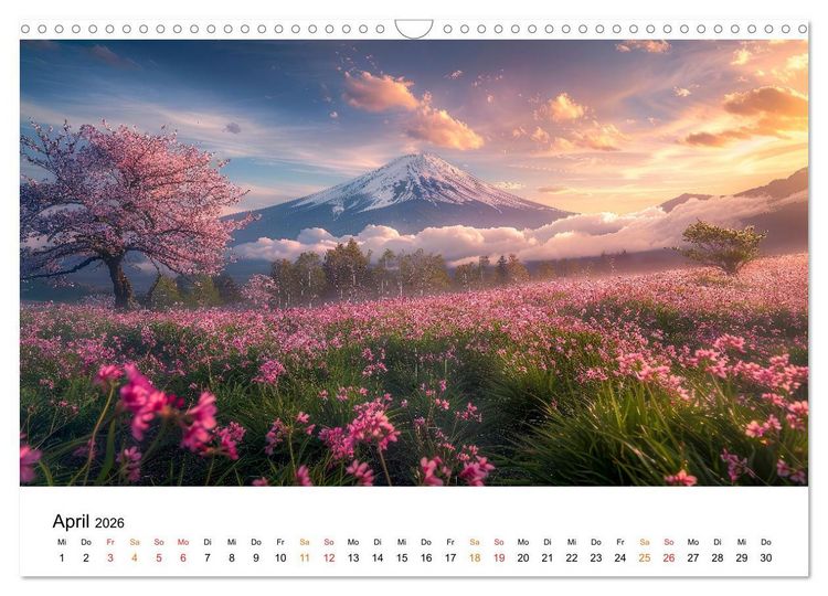 Produktbild: Natur im Jahr (Wandkalender 2026 DIN A3 quer), CALVENDO Monatskalender