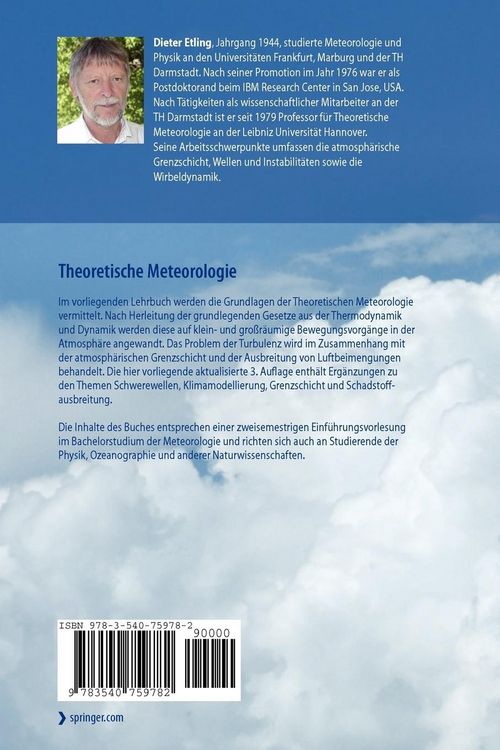 Produktbild: Theoretische Meteorologie