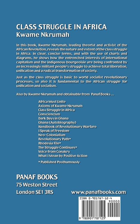 Produktbild: The Class Struggle in Africa