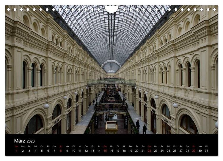 Produktbild: Moskau - Moscow (Wandkalender 2026 DIN A4 quer), CALVENDO Monatskalender