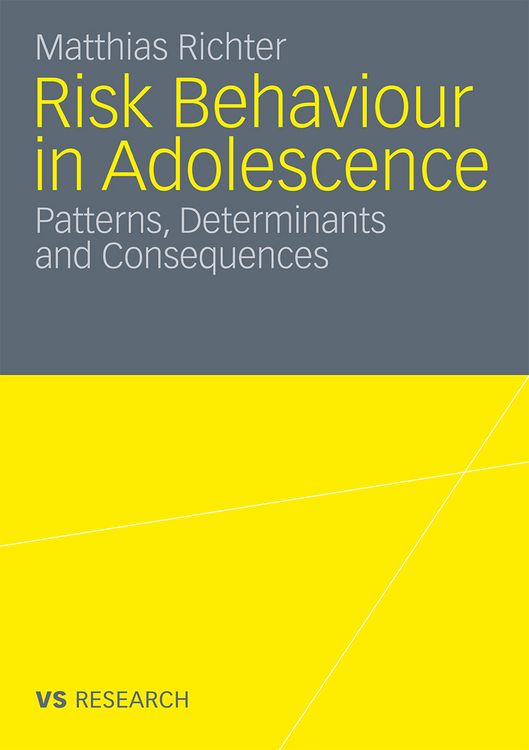 Produktbild: Risk Behaviour in Adolescence