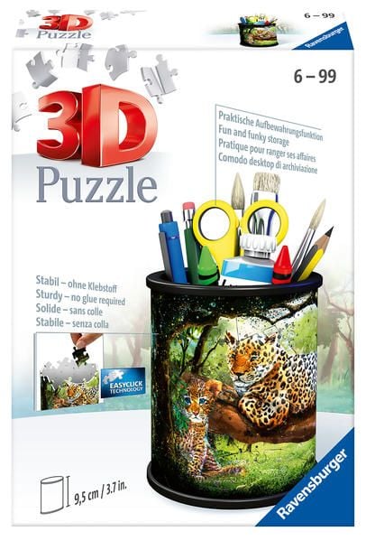 Produktbild: 3D Puzzle Ravensburger Utensilo Raubkatzen 54 Teile