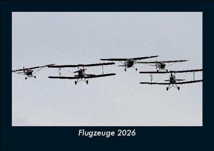 Produktbild: Flugzeuge 2026 Fotokalender DIN A5