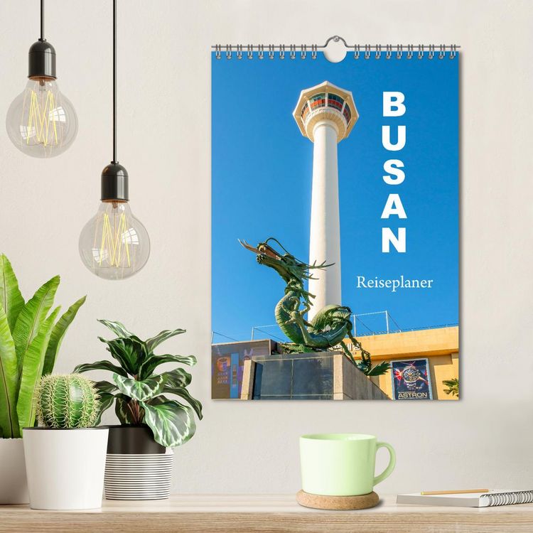Produktbild: Busan - Reiseplaner (Wandkalender 2026 DIN A4 hoch), CALVENDO Monatskalender