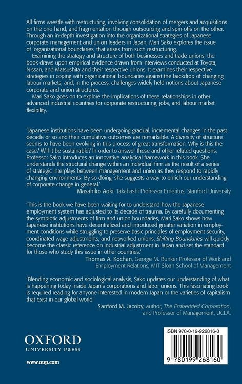 Produktbild: Shifting Boundaries of the Firm