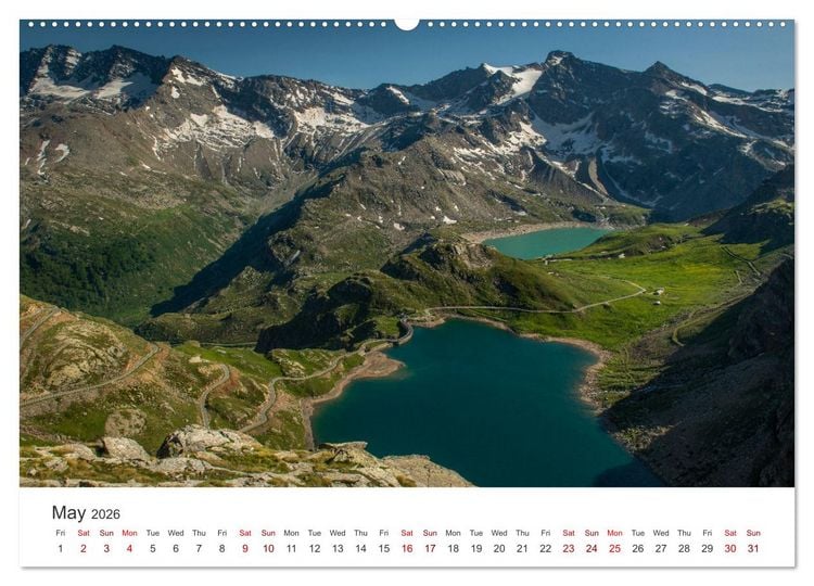 Produktbild: Aosta Valley and its nature (Wall Calendar 2026 DIN A2 landscape), CALVENDO 12 Month Wall Calendar