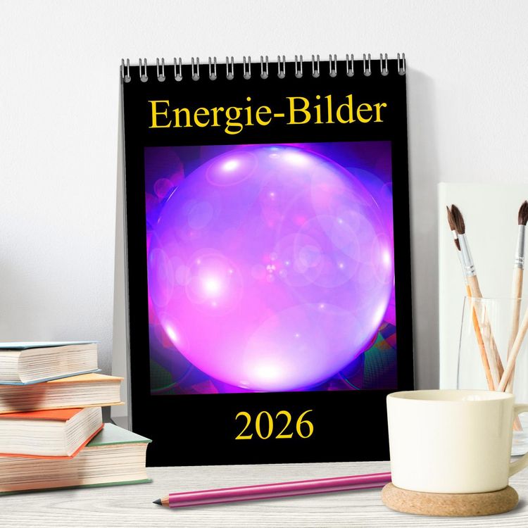 Produktbild: ENERGIE-BILDER (Tischkalender 2026 DIN A5 hoch), CALVENDO Monatskalender