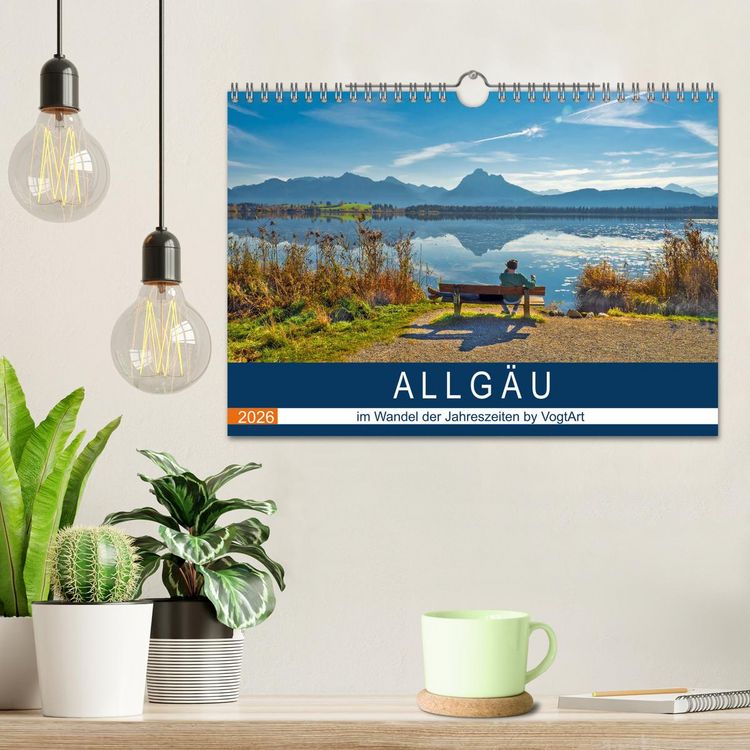 Produktbild: ALLG&Auml;U, im Wandel der Jahreszeiten. (Wandkalender 2026 DIN A4 quer), CALVENDO Monatskalender