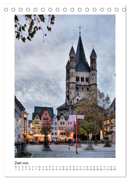 Produktbild: K&ouml;ln - Ansichtssache (Tischkalender 2026 DIN A5 hoch), CALVENDO Monatskalender