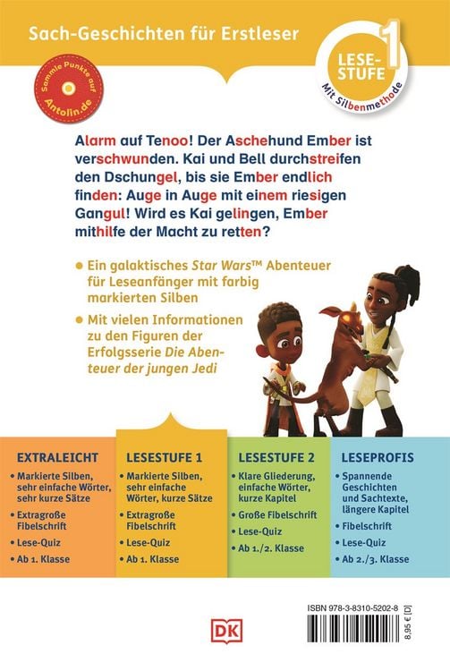 Produktbild: SUPERLESER! Star Wars&trade; Die Abenteuer der jungen Jedi &ndash; Die Suche nach dem Aschehund