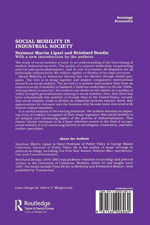 Produktbild: Social Mobility in Industrial Society