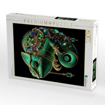 Produktbild: CALVENDO Puzzle Magie des Cham&auml;leon | 1000 Teile Lege-Gr&ouml;&szlig;e 64x48cm Foto-Puzzle f&uuml;r gl&uuml;ckliche Stunden
