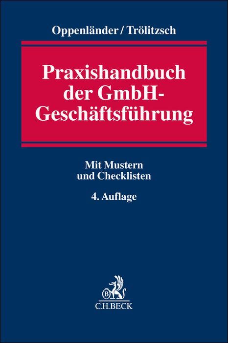 Produktbild: Praxishandbuch der GmbH-Gesch&auml;ftsf&uuml;hrung