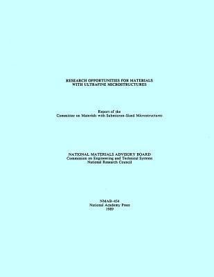 Produktbild: Research Opportunities for Materials with Ultrafine Microstructures