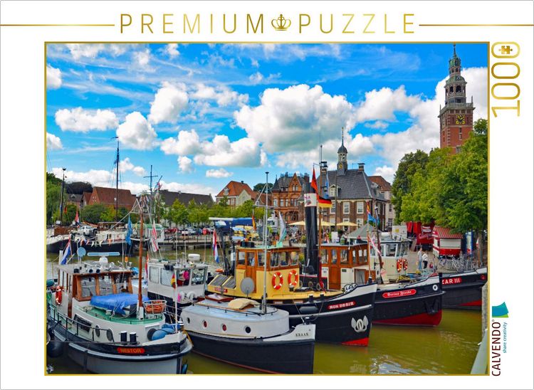 Produktbild: CALVENDO Puzzle Museumshafen Leer | 1000 Teile Lege-Gr&ouml;&szlig;e 64x48cm Foto-Puzzle f&uuml;r gl&uuml;ckliche Stunden