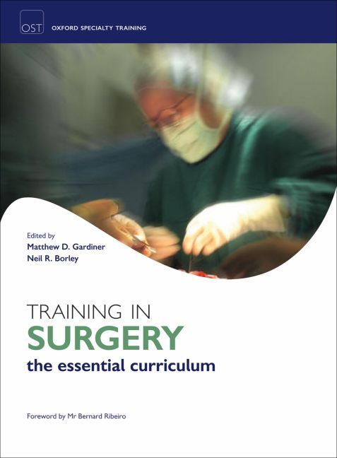 Produktbild: Training in Surgery: The Essential Curriculum