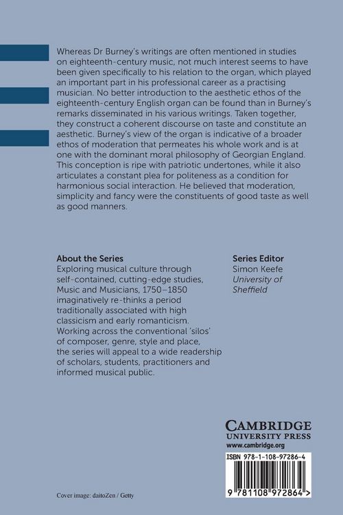 Produktbild: Dr. Charles Burney and the Organ