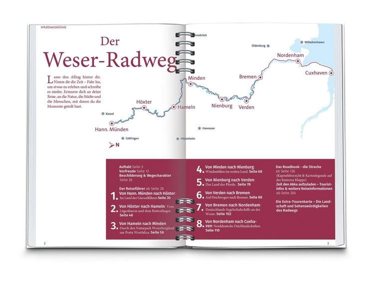 Produktbild: KOMPASS Radreisef&uuml;hrer Weser-Radweg